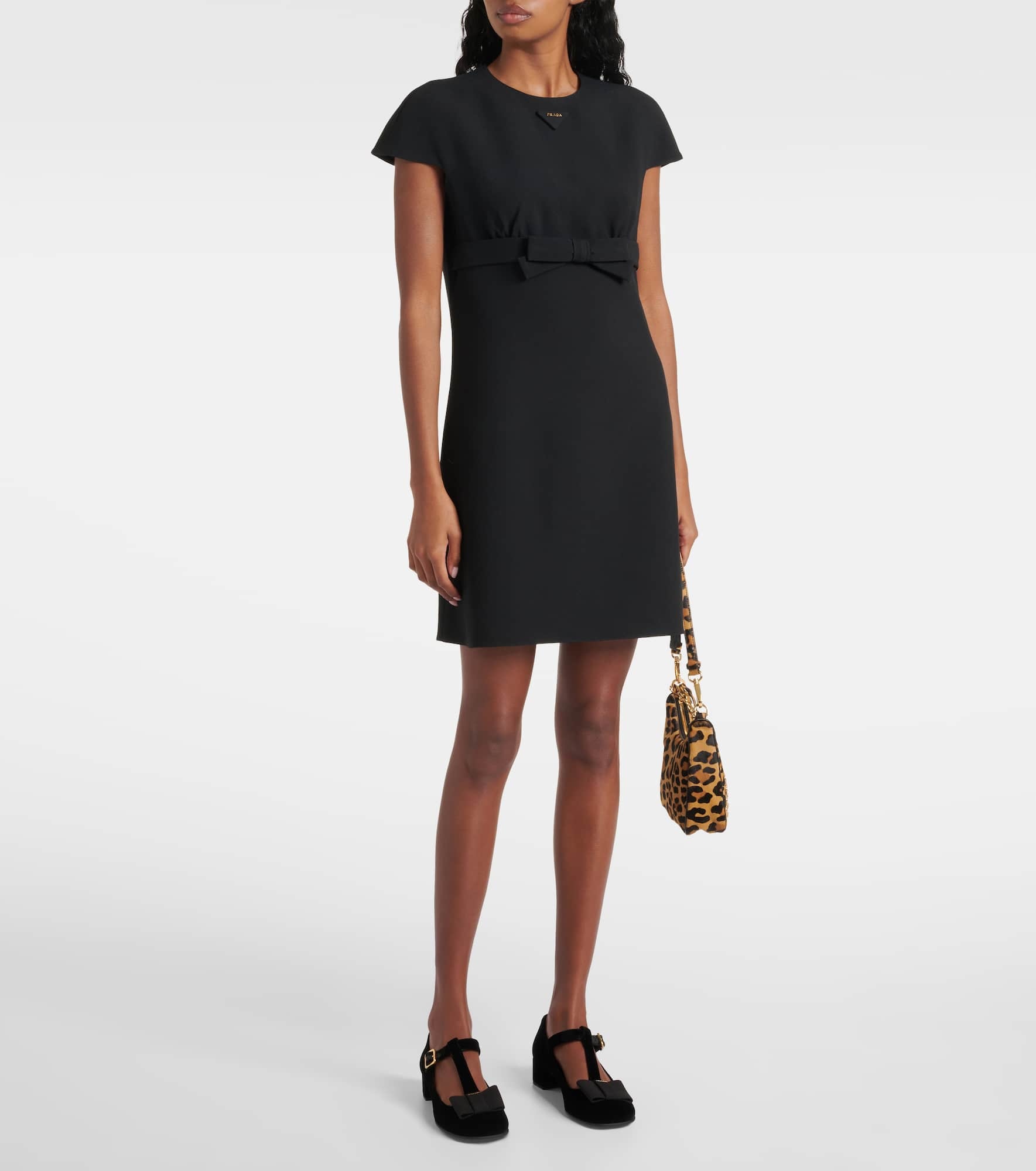 Bow-detail minidress - 2