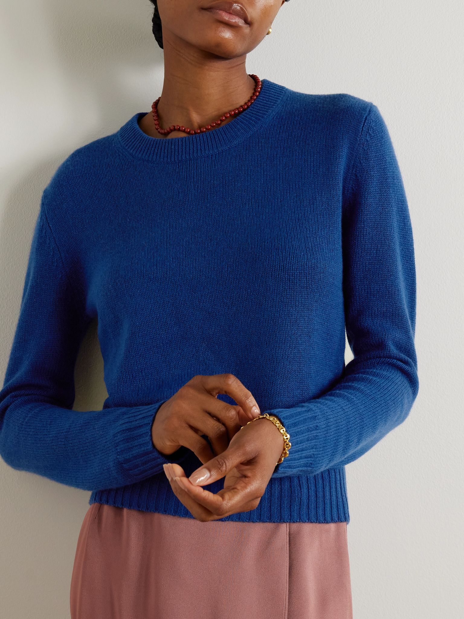 Cashmere sweater Cobalt blue - 3