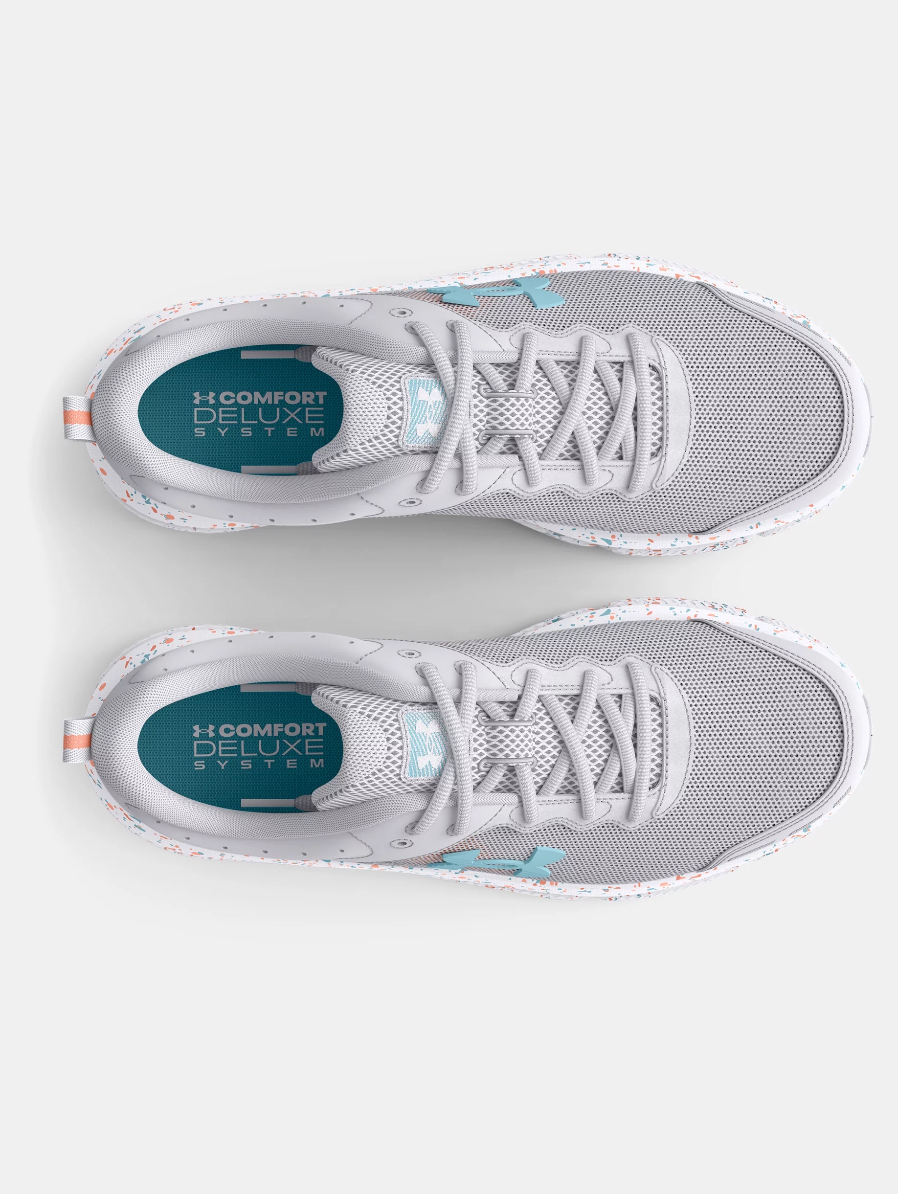 Women's UA Charged Assert 10 Paint Splatter Running Shoes - 3