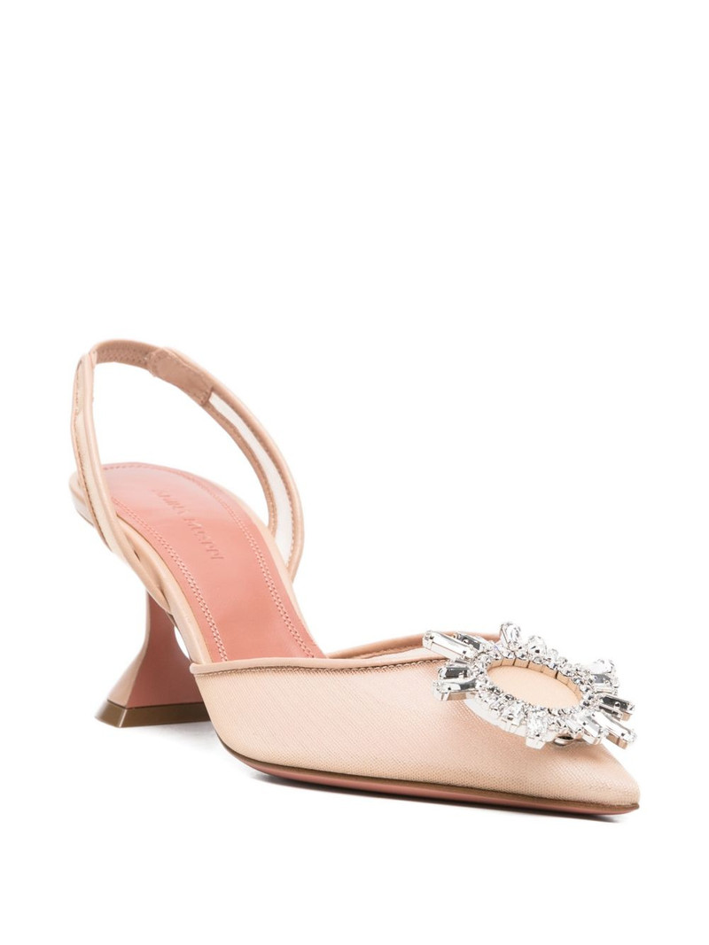 Amina Muaddi Begun embellishment pumps outlook