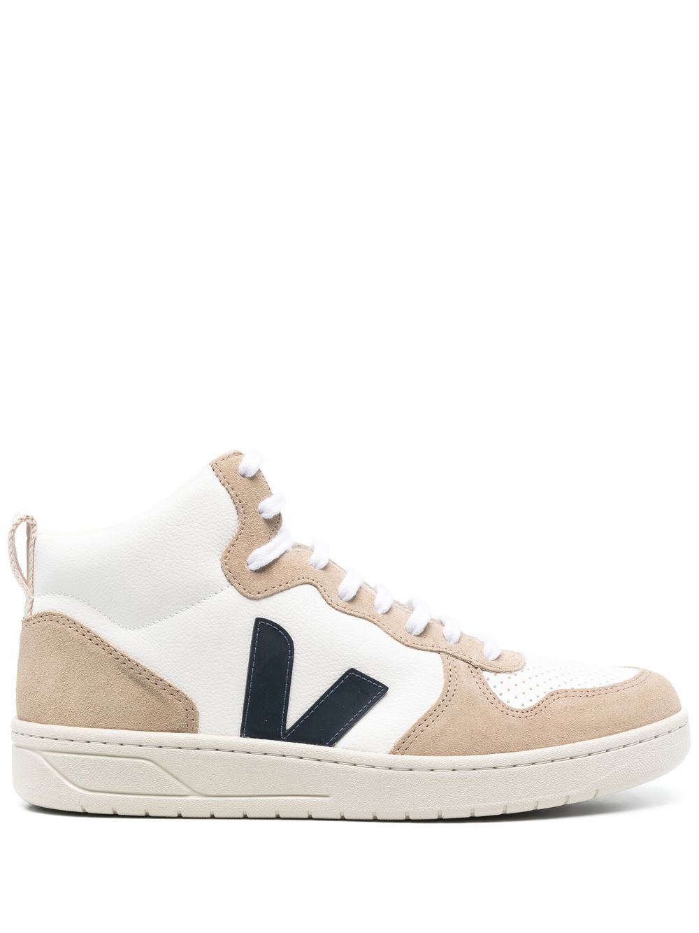 logo-patch high-top sneakers - 1