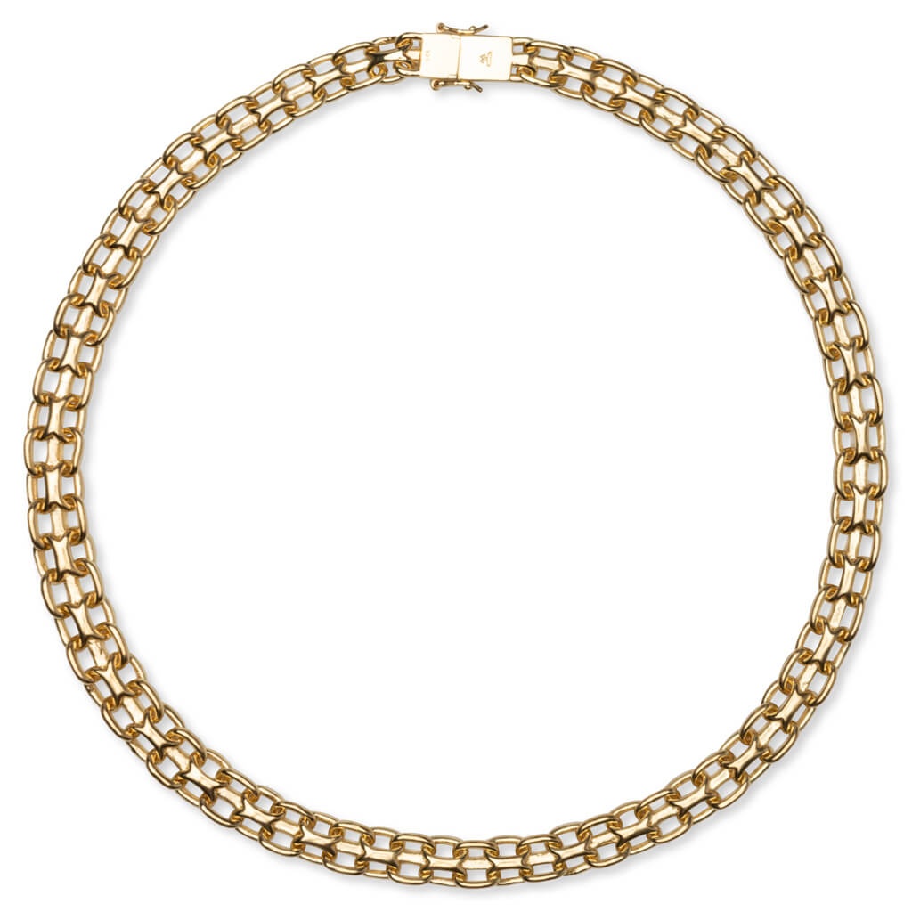 アクセサリー TOM WOOD - 9K GOLD NECKLACE - Tom Wood 9K Yellow Gold Chain Necklace Tom Wood
