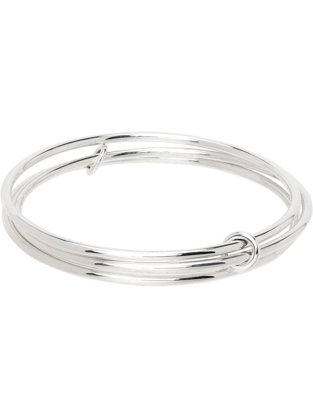 Silver Lumin Bangle Bracelet - 2
