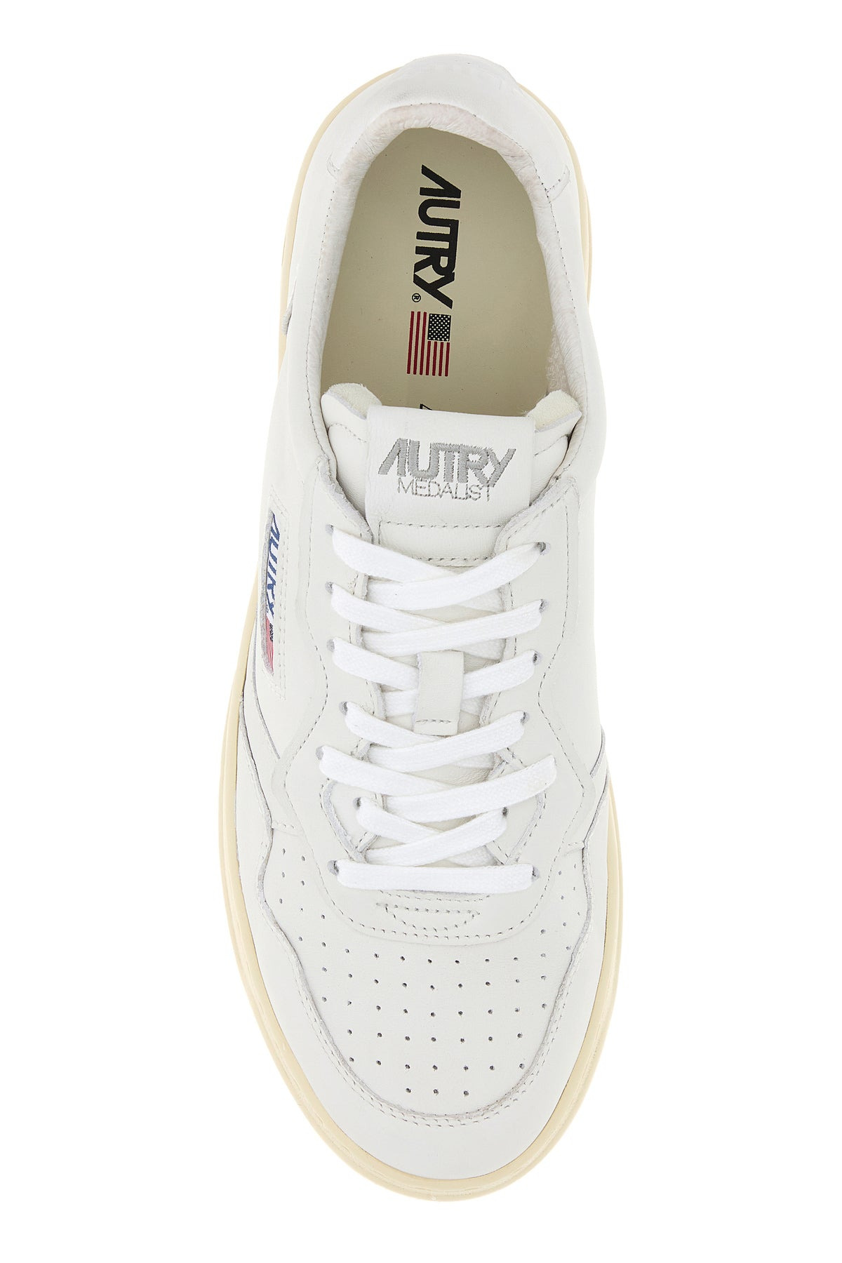 White leather Medalist sneakers - 4