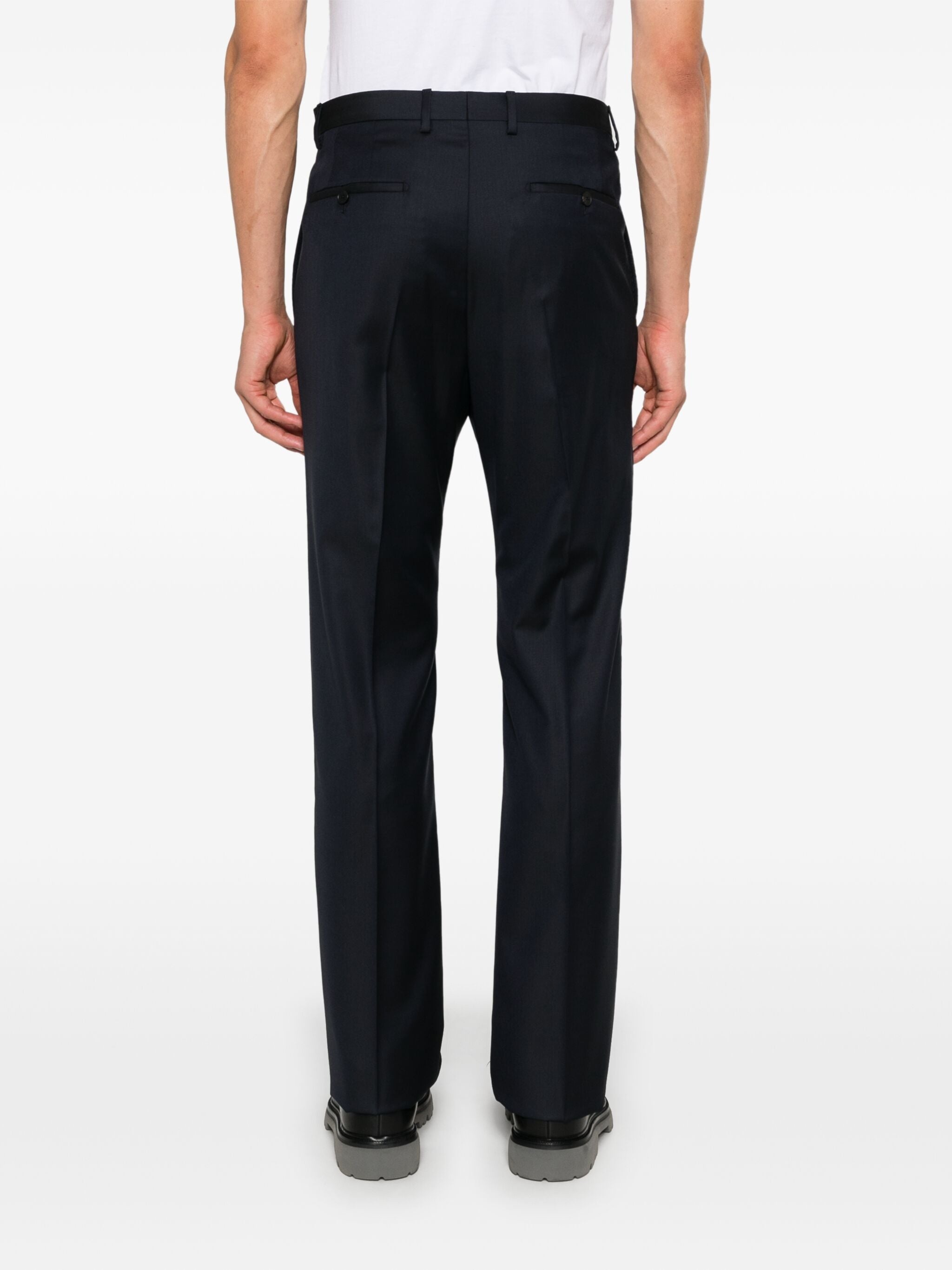 STRAIGHT-LEG TAILORED TROUSERS - 4