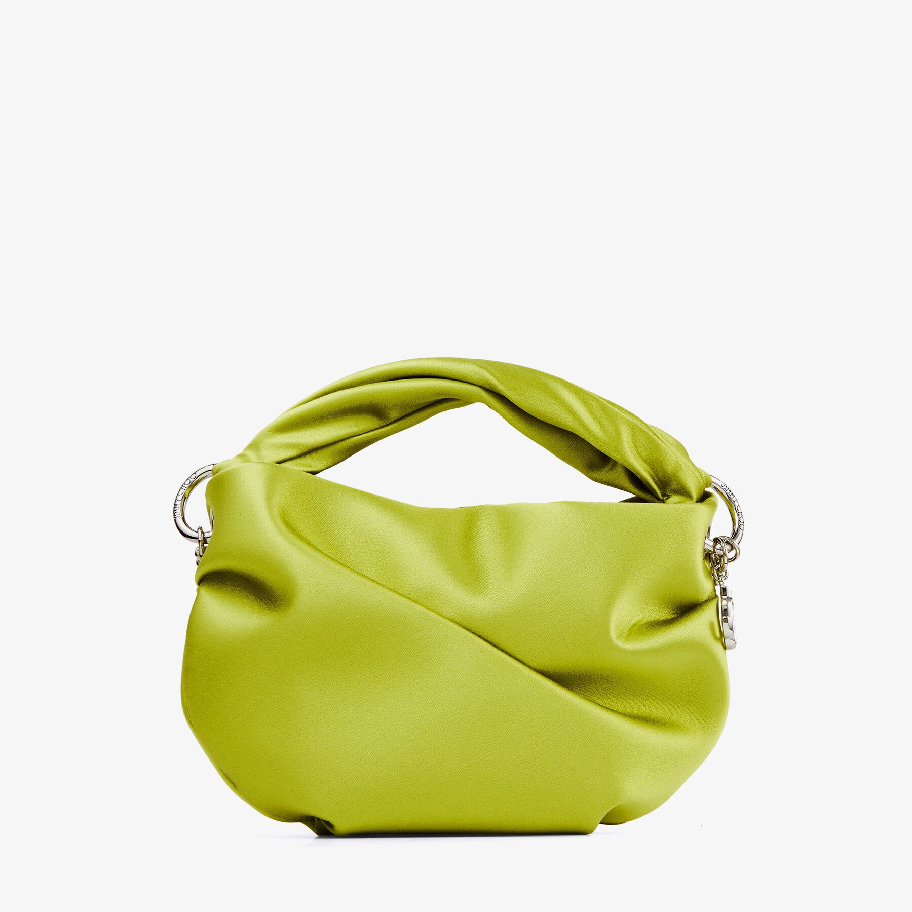 Bonny
Lime Satin Bag with Twisted Handle - 1