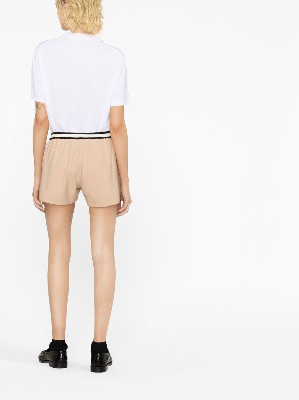 side stripe track shorts - 3