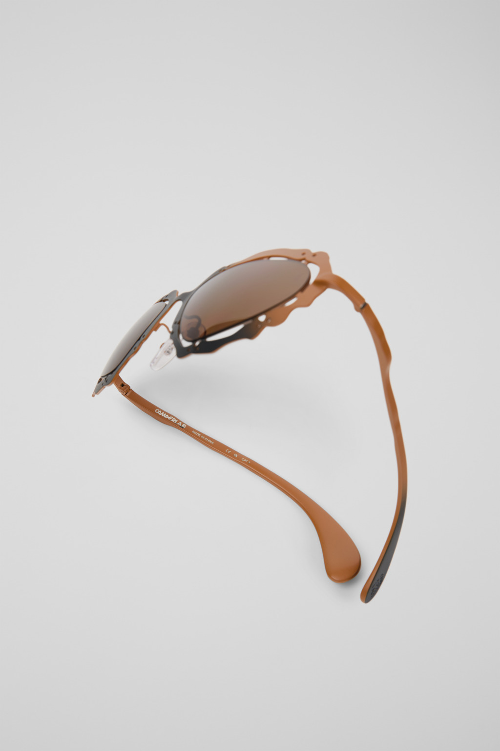 Black-terracotta NOPEA Metal Sunglasses - 6