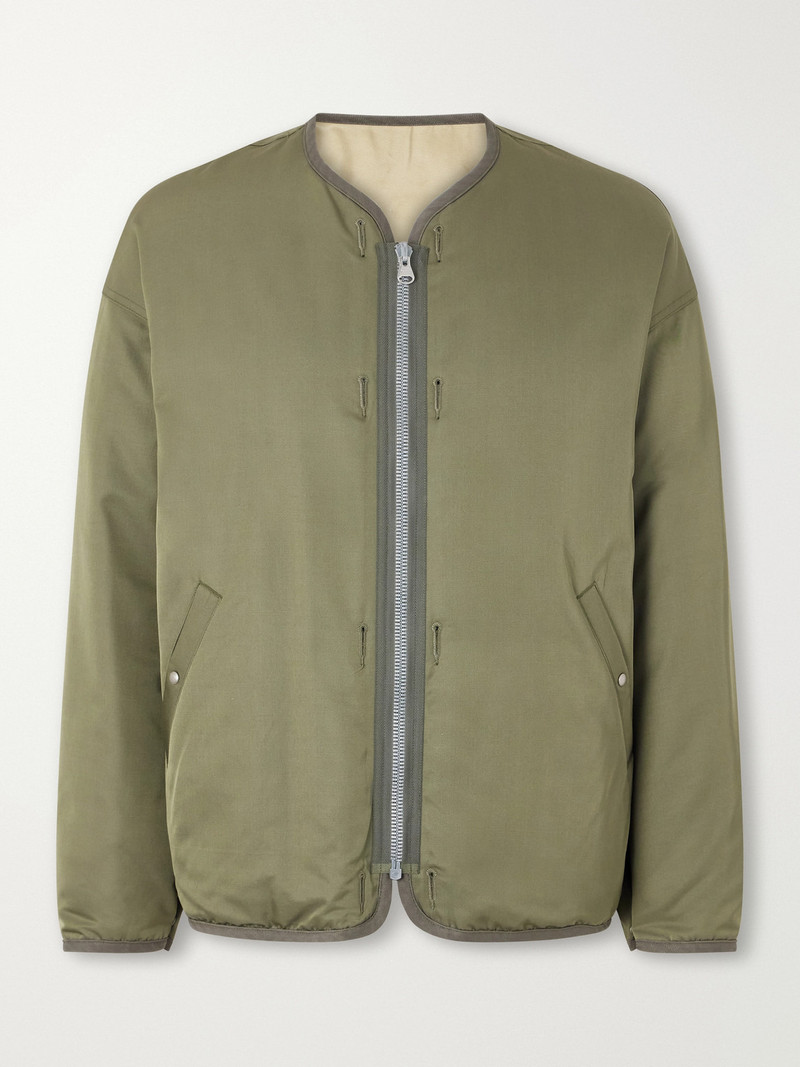 Wool and Silk-Blend Twill Down Liner Jacket 1
