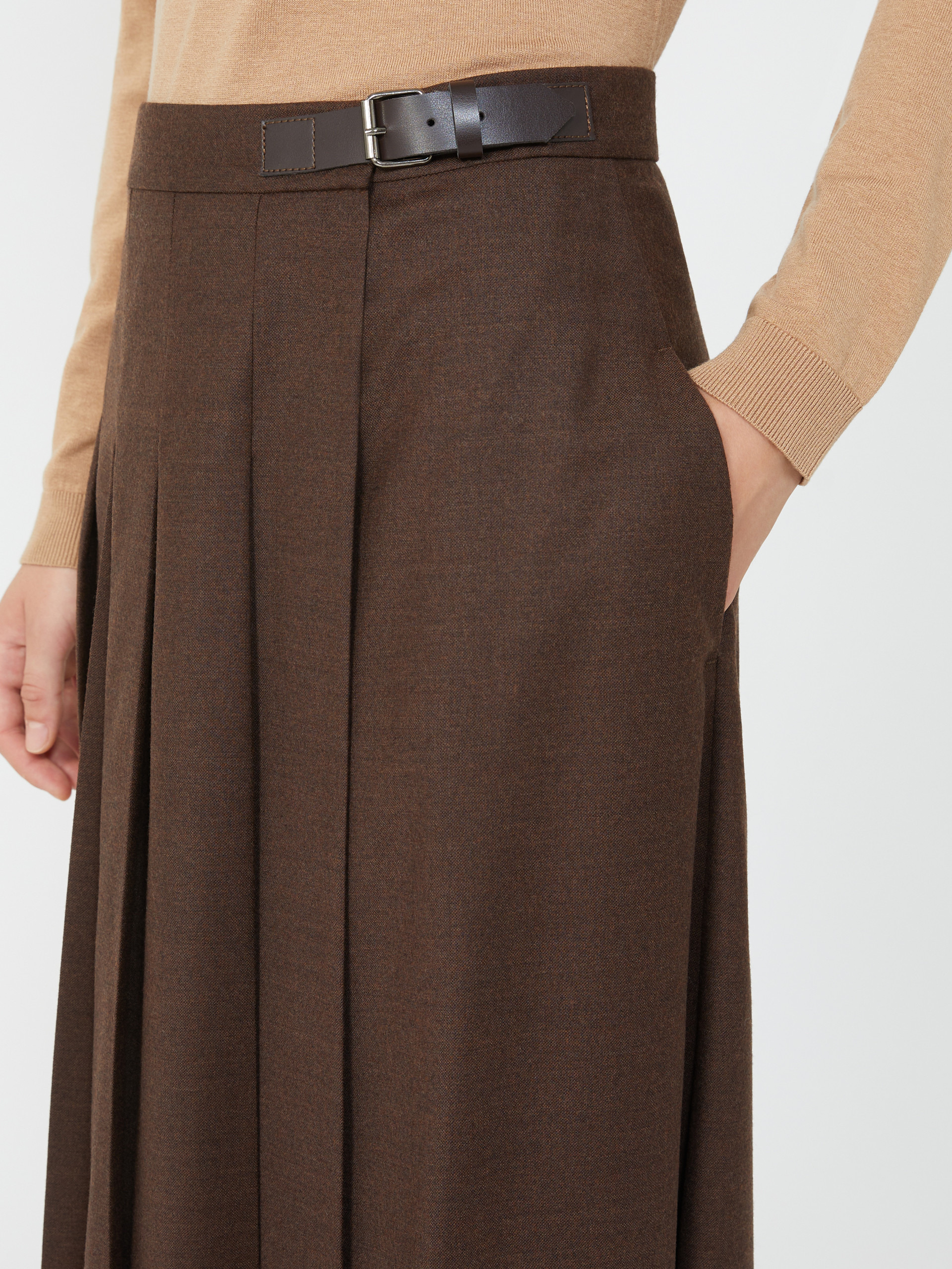 FASTOSO Wool wrap skirt - 5
