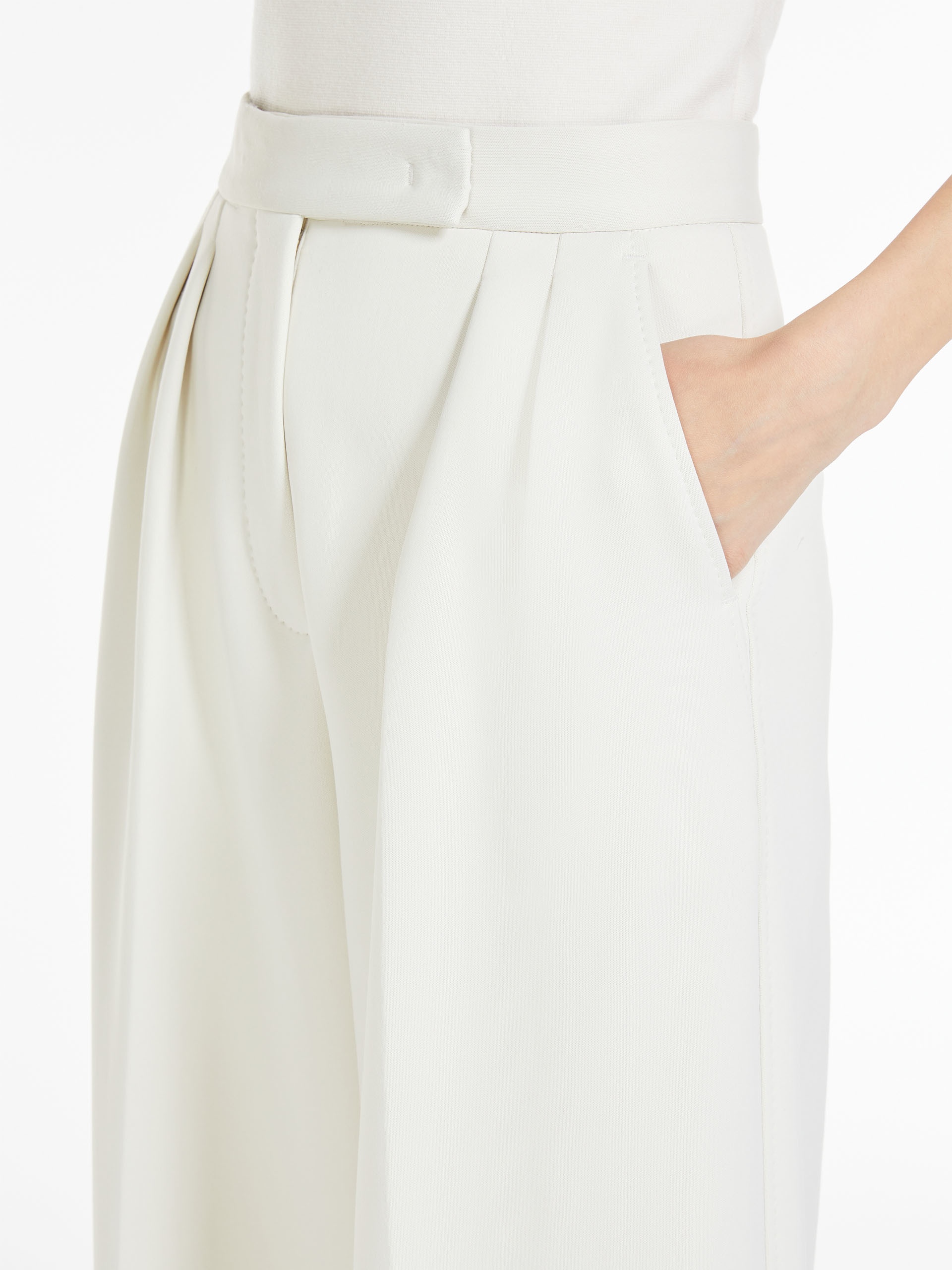 ZINNIA Flared trousers in scuba jersey - 5