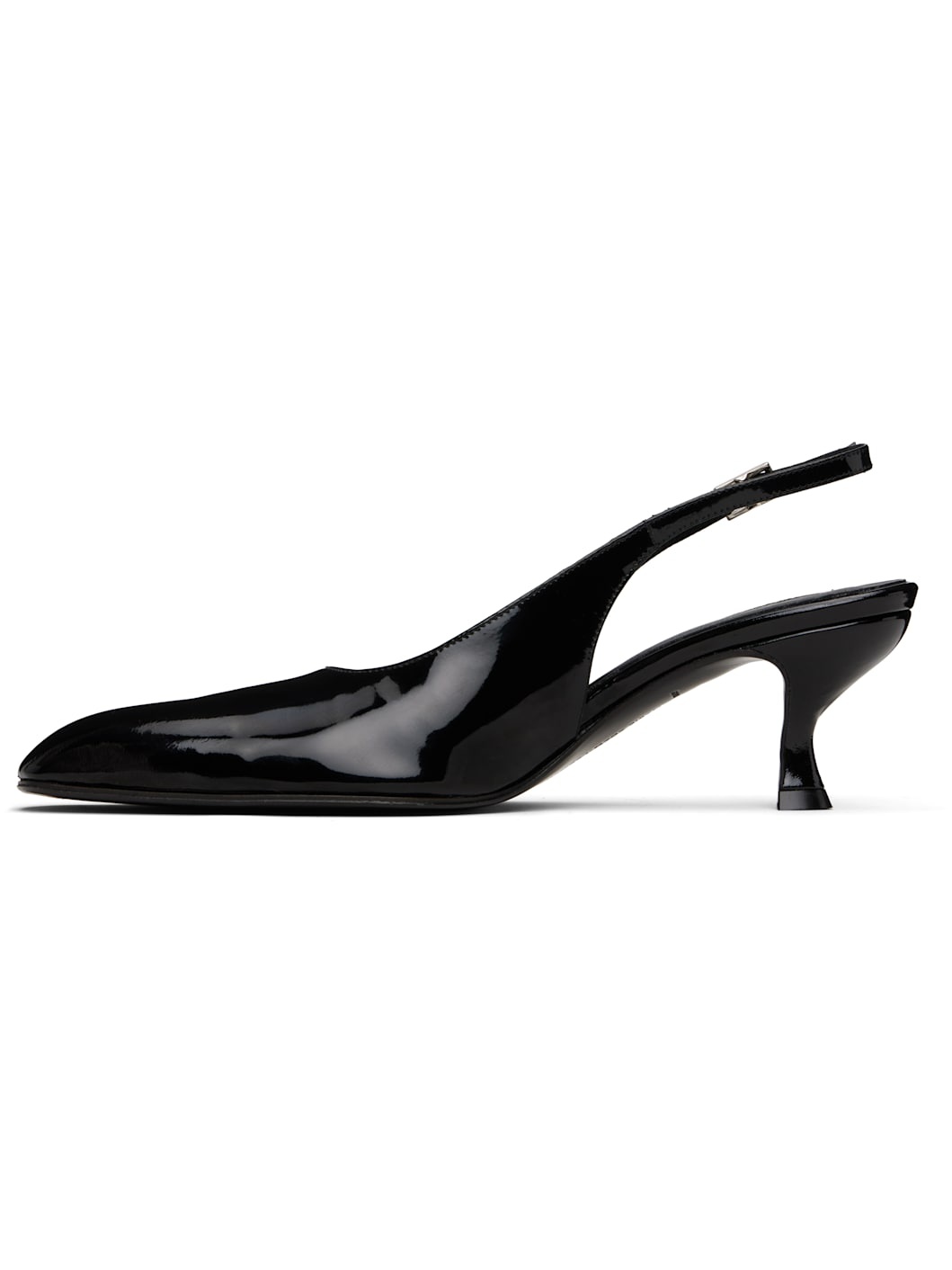 Black Slingback 40mm heels - 3