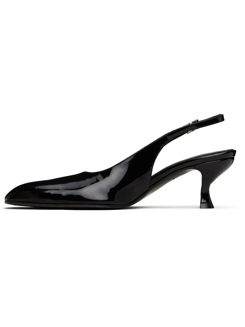 MARIE ADAM-LEENAERDT Black Slingback 40mm heels outlook