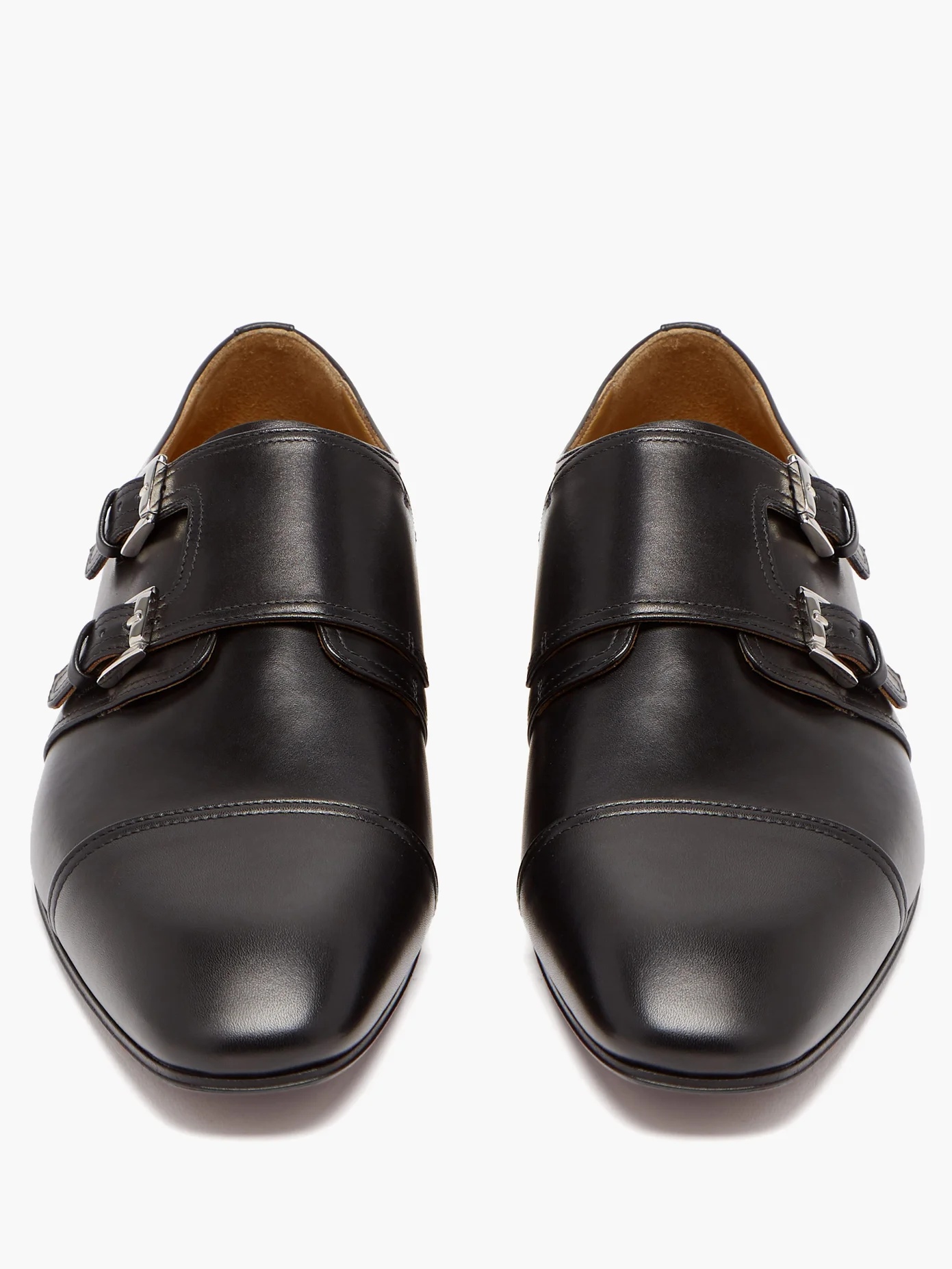 Mortimer monk-strap leather shoes - 5