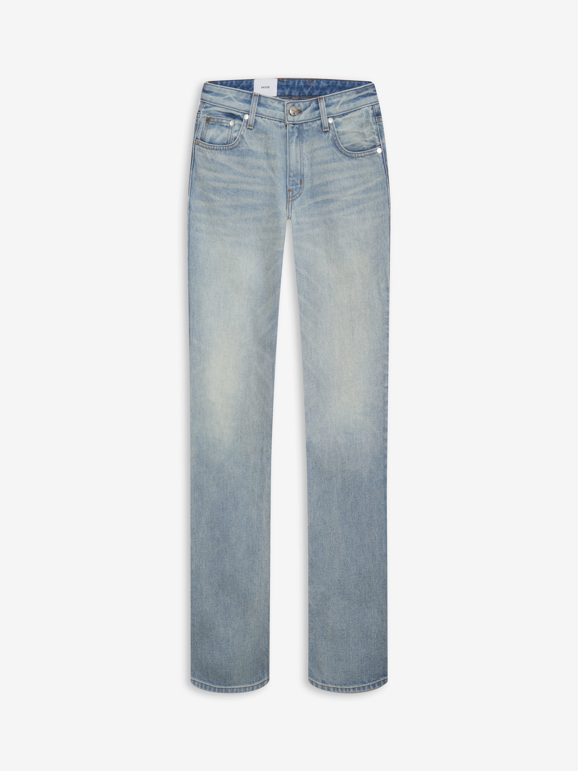 LOW-WAIST FLARE DENIM - 1