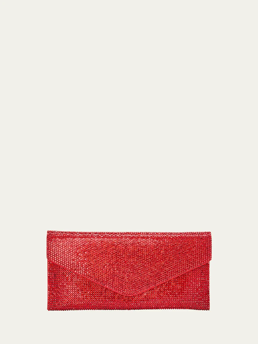 Envelope Beaded Clutch Bag - 1
