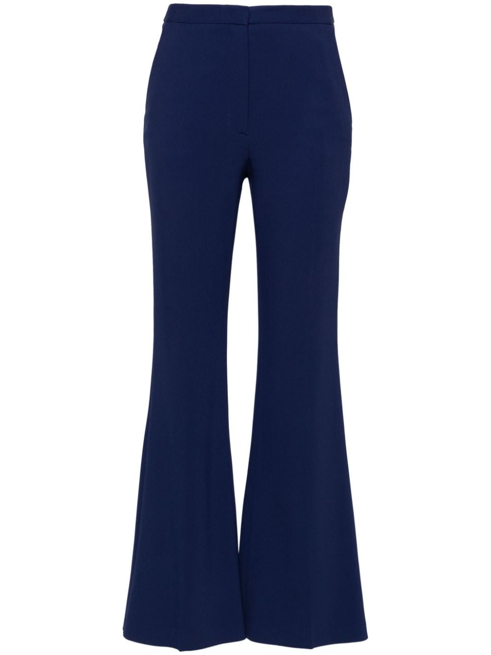 high-waist flared trousers - 1