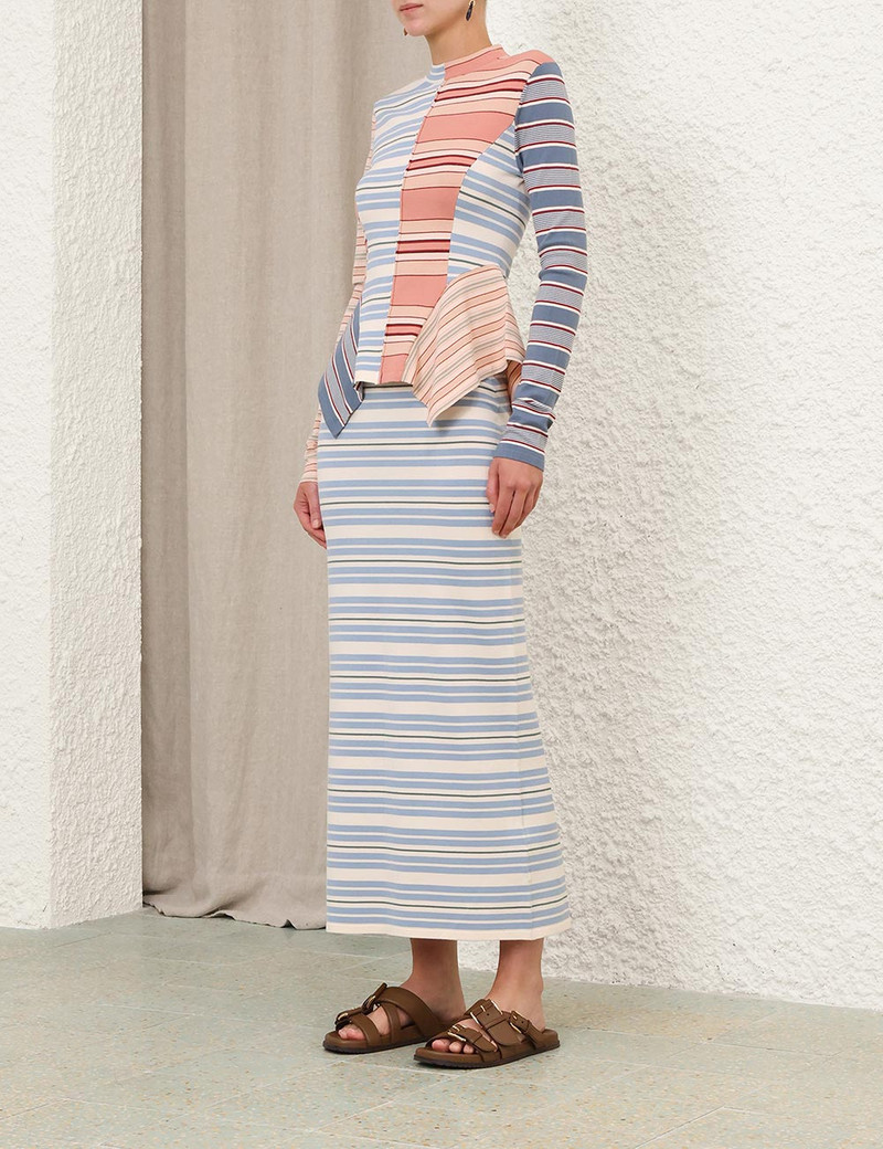 REBELLION SPLICED STRIPE TOP 3