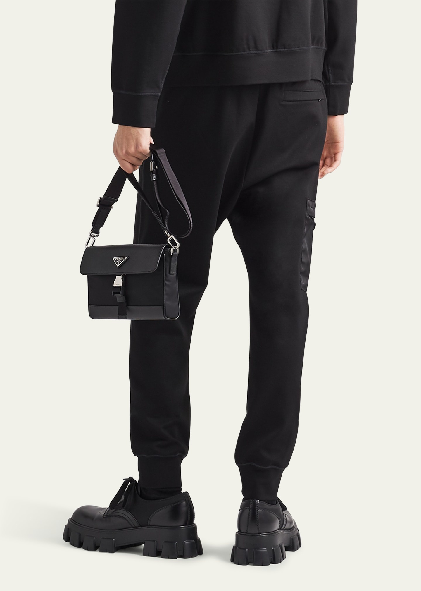 Men's Technical Cotton and Re-Nylon Pants - 3