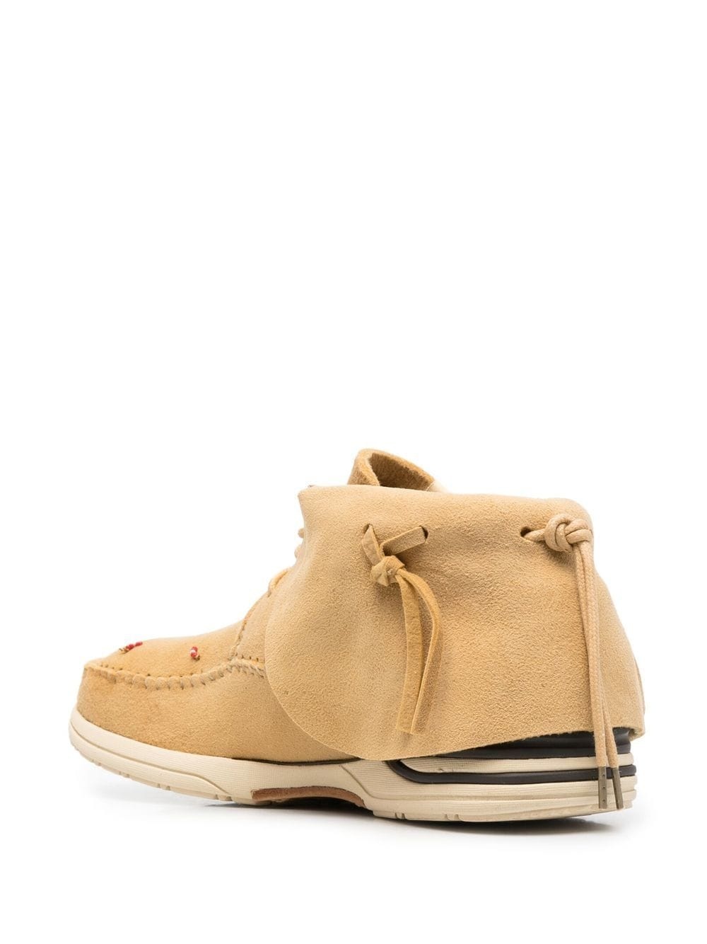 knot-detail lace-up boots - 3
