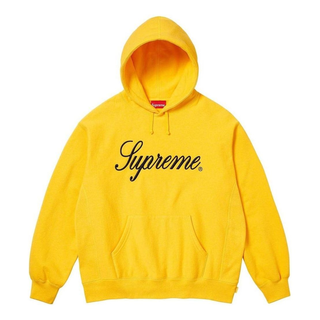 Supreme yellow hoodie discount