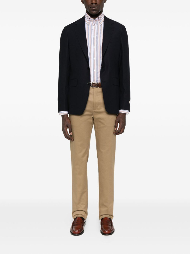 Etro raw-edge cotton trousers outlook
