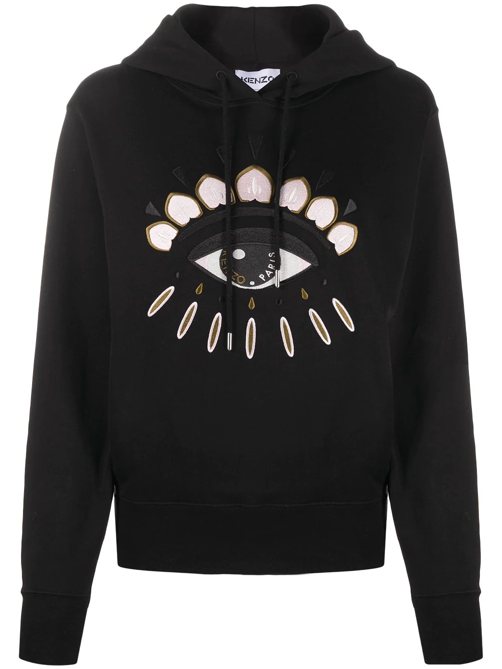 eye-motif hoodie - 1