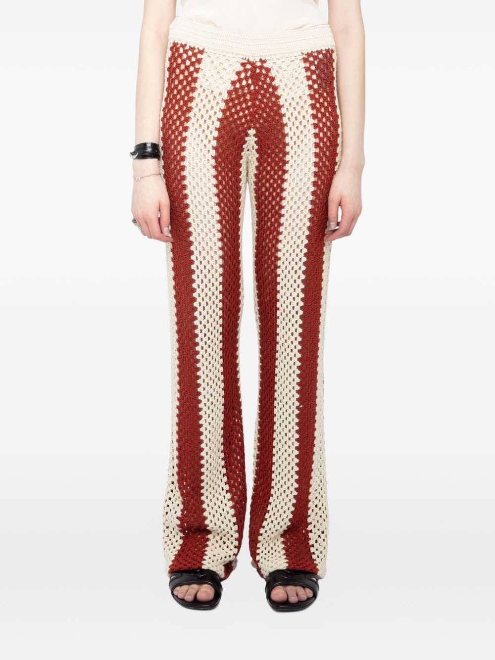 tricot-knit trousers - 3