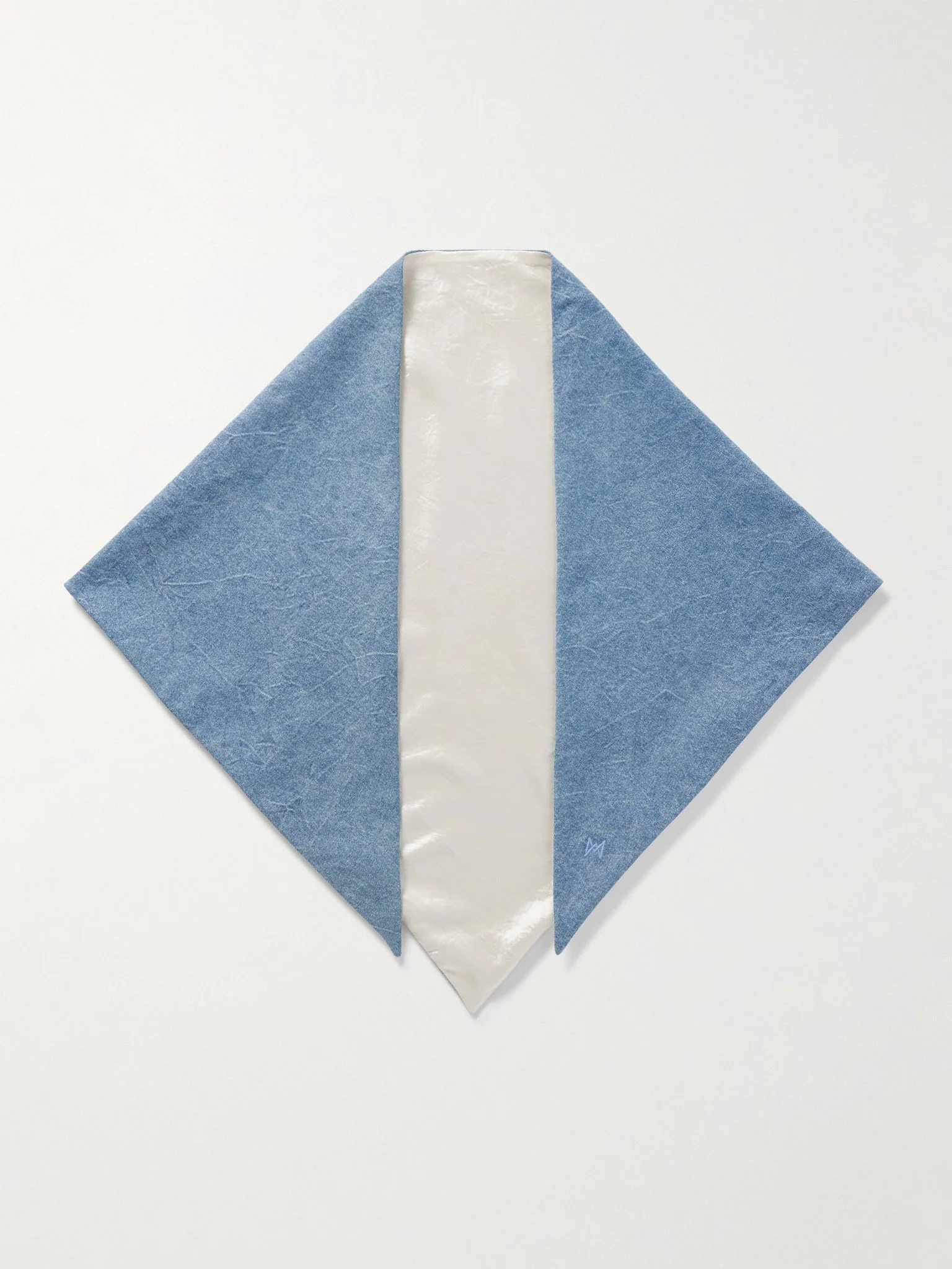 + Maria McManus organic and recycled denim scarf Mid denim - 1
