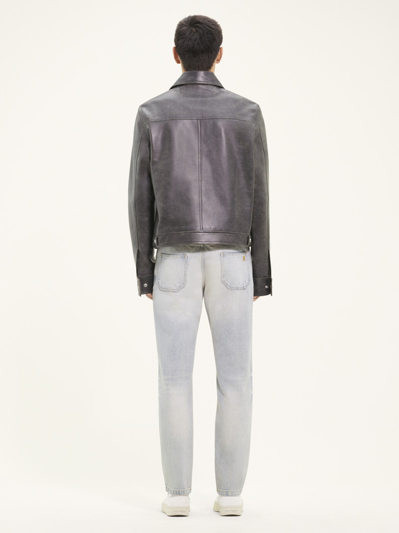 OFFICER LEATHER JACKET 4