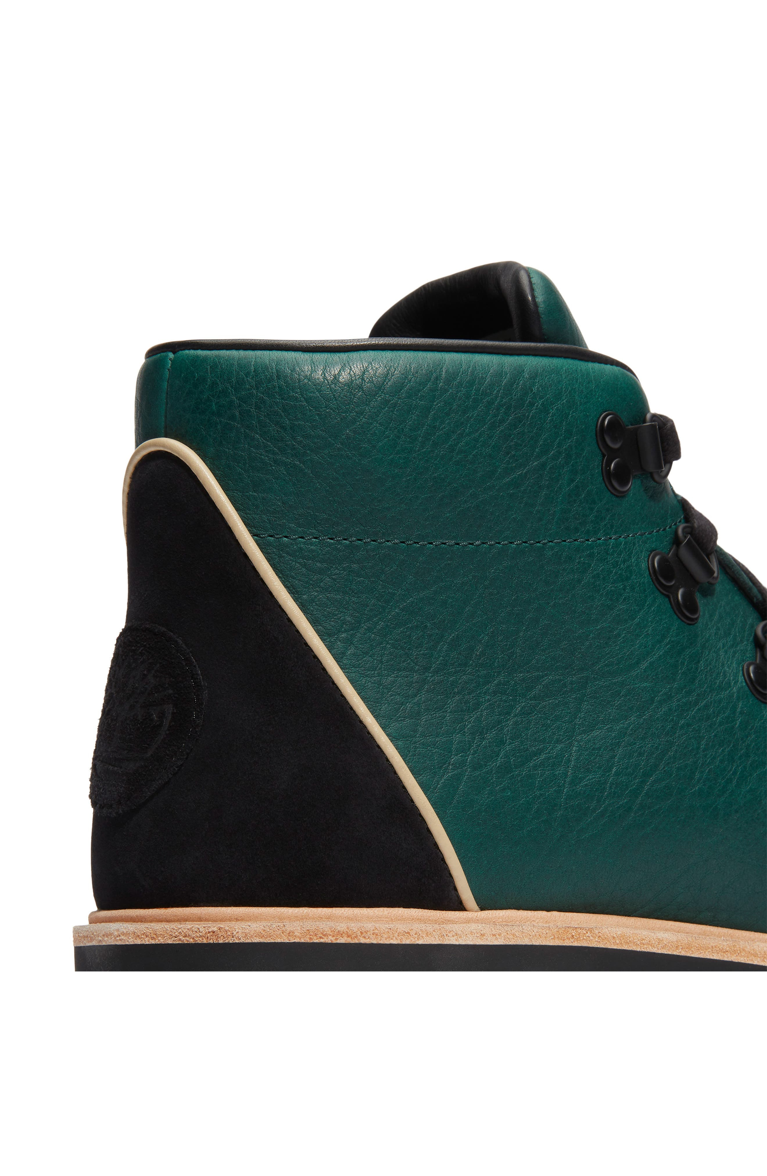 Timberland Authentic Hike Waterproof Mid Hiking Boot in Dark Green Full Grain at Nordstrom - 8