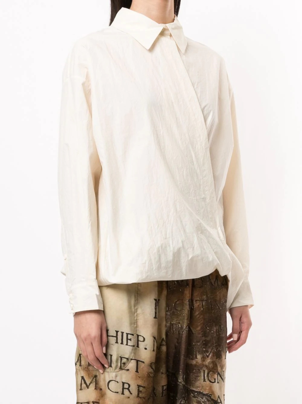 wrap front shirt - 3