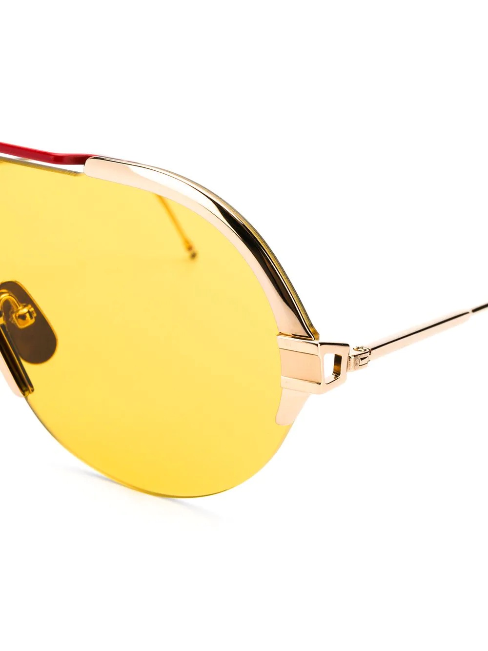 shield-frame sunglasses - 3