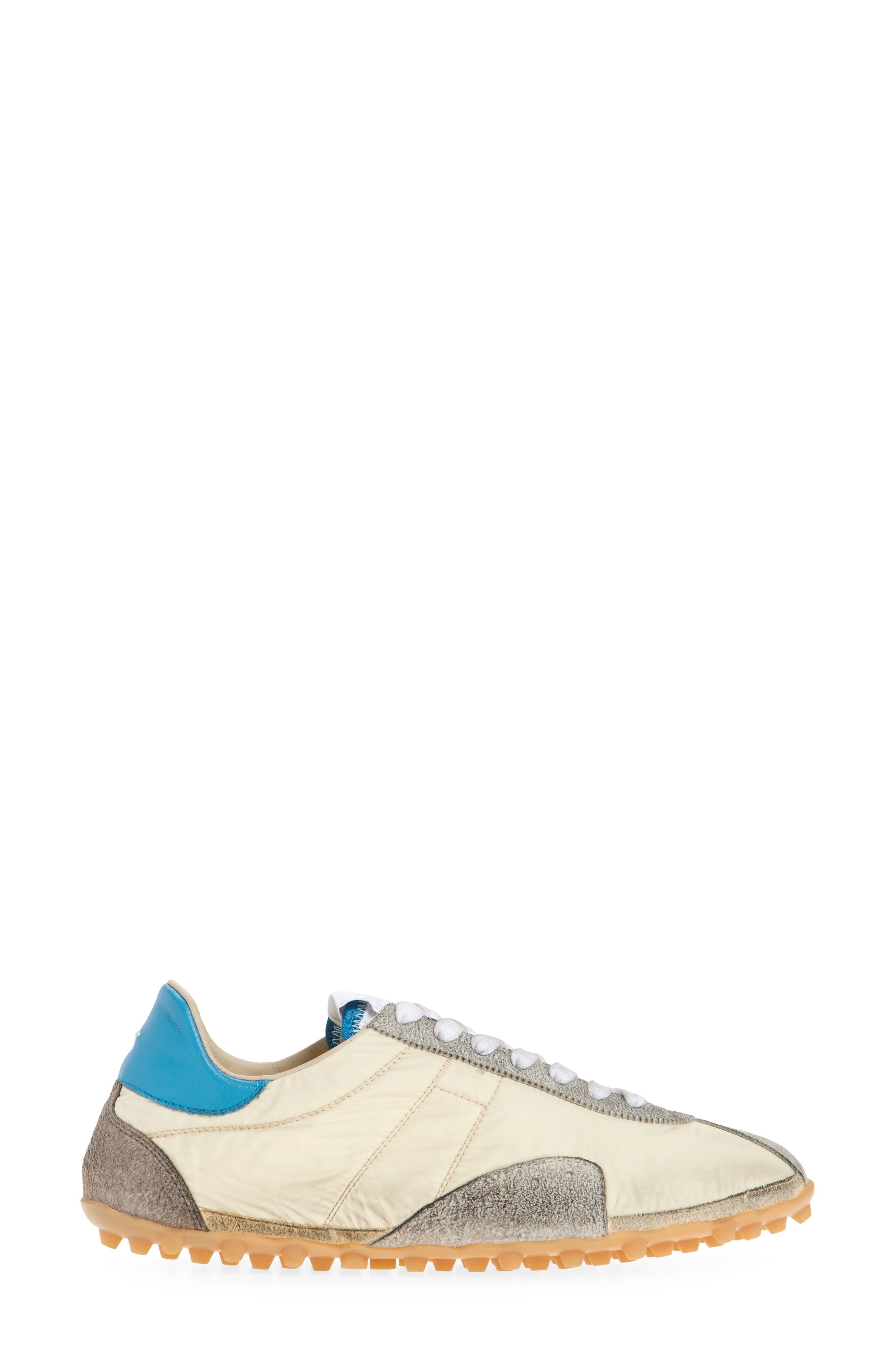 Maison Margiela Sprinter Low Top Sneaker in Lemon/White/Grey at Nordstrom - 3