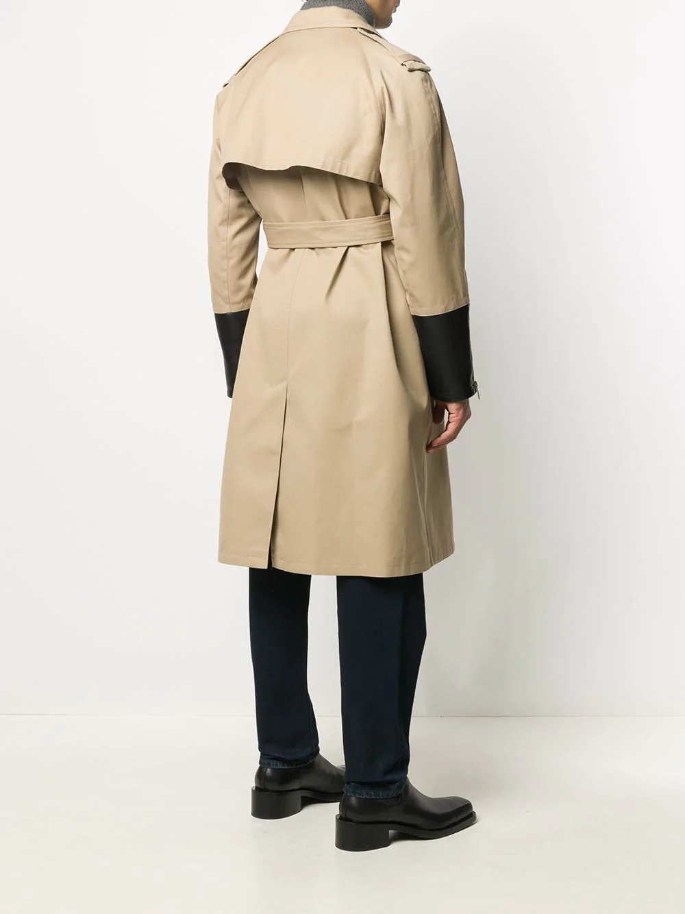 belted trench coat - 4