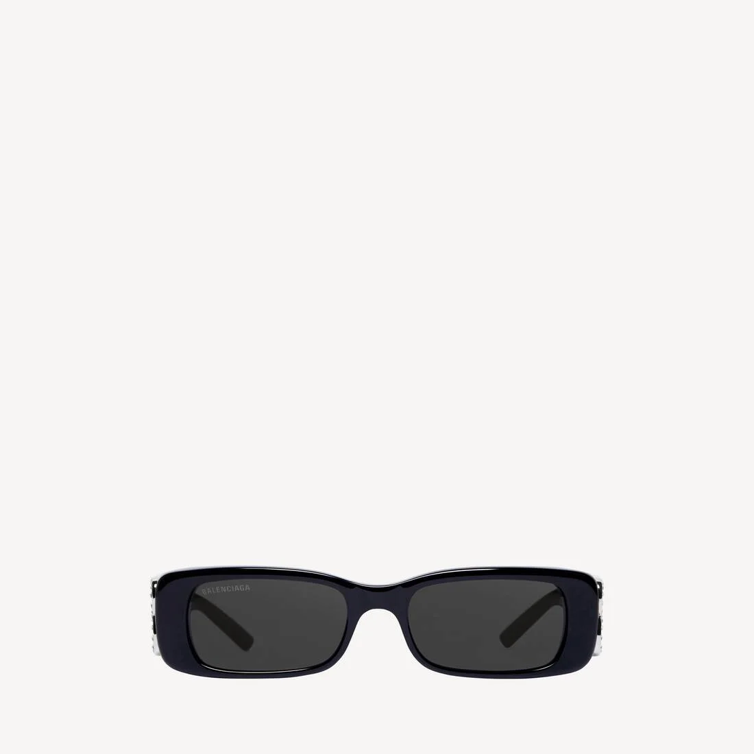 Women's Dynasty Rectangle Sunglasses in Black - 1