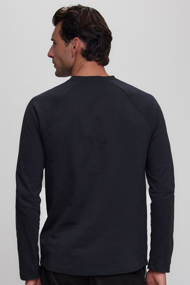 Slub Jersey Henley 3