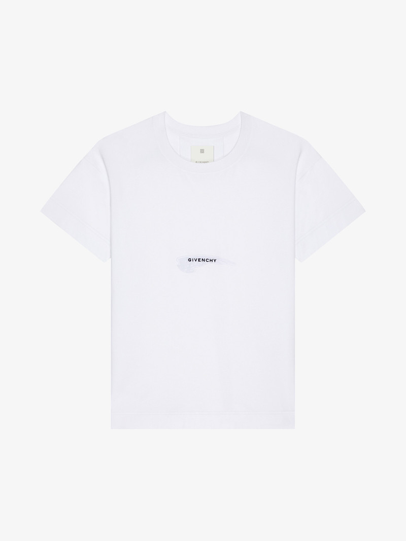 T-SHIRT IN COTTON GIVENCHY WINGS - 1