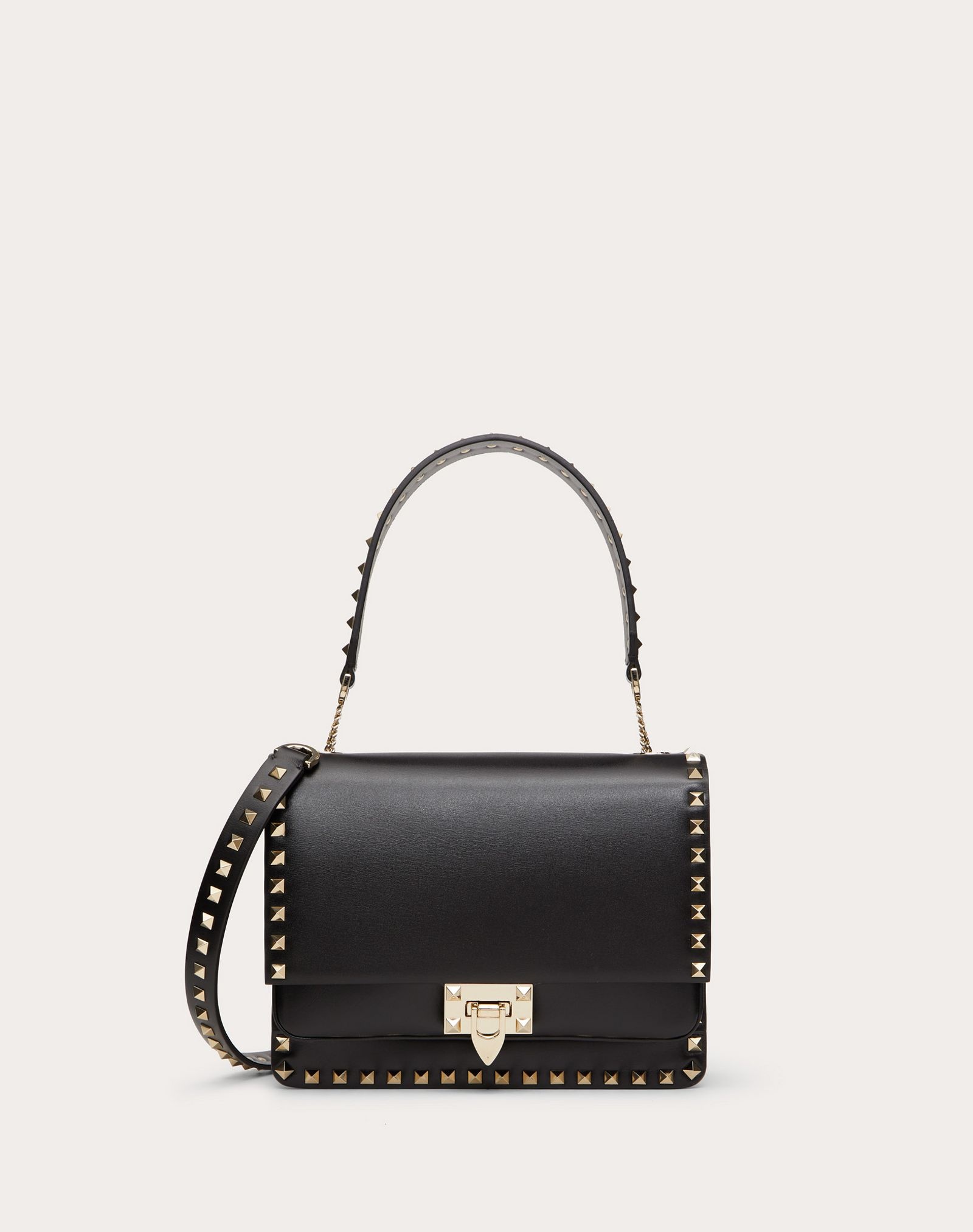 Rockstud Grainy Calfskin Crossbody Bag - 1