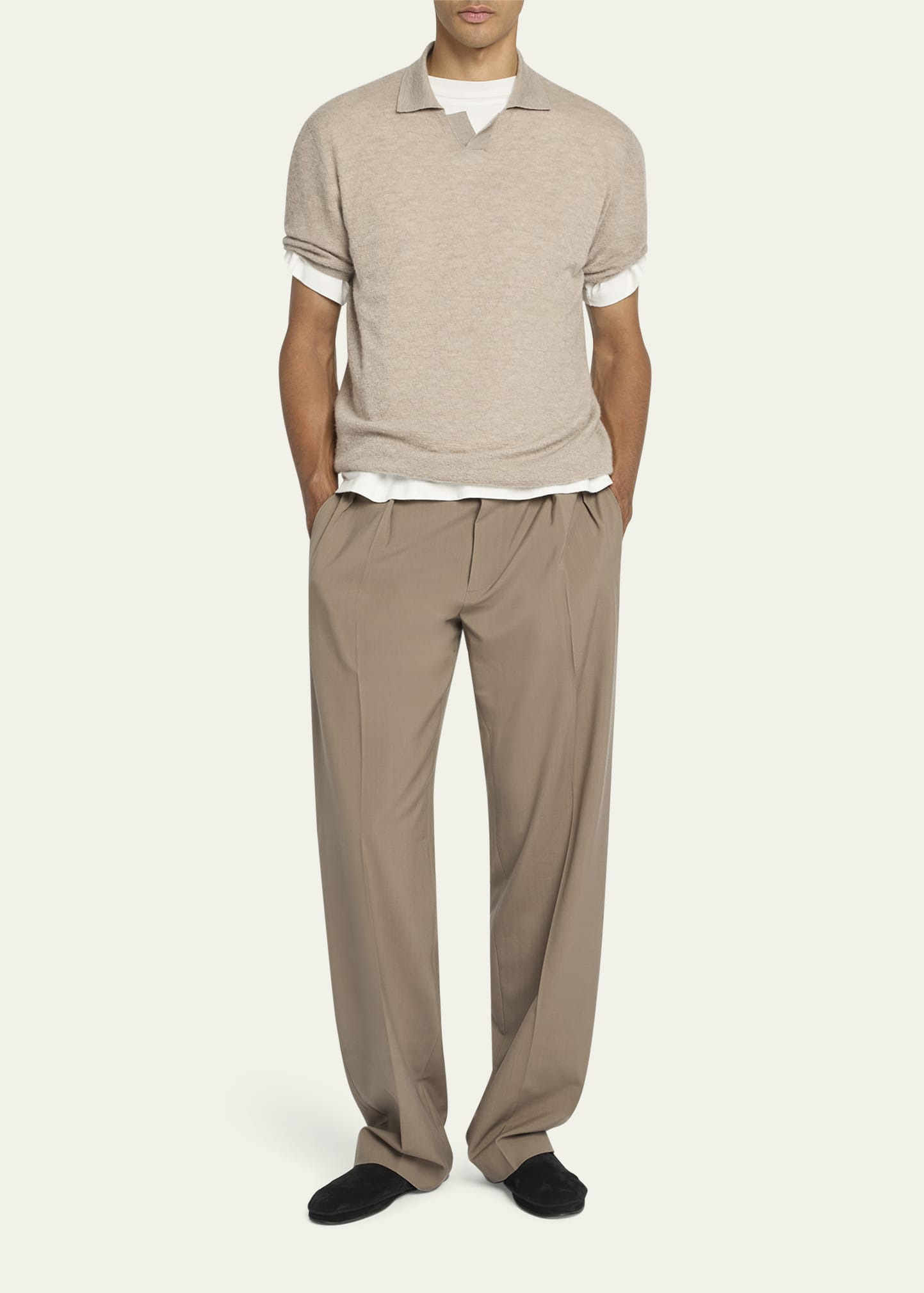 Men's Mikeno Pleated Wool Pants - 2
