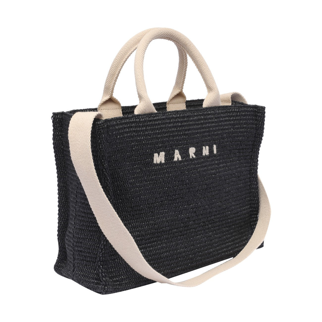 Marni Women Small Rafia Effect Tote Bag - 2