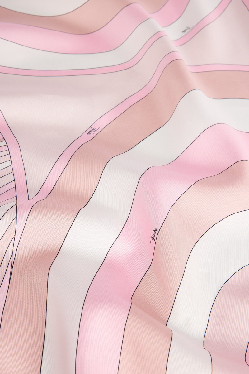 IRIDE PRINT SILK SCARF 4