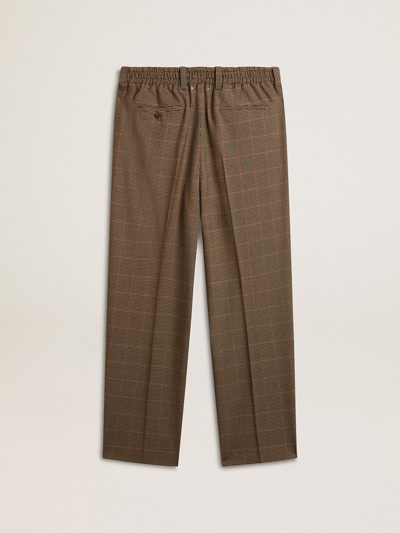 Men's pants in three-colored houndstooth 6