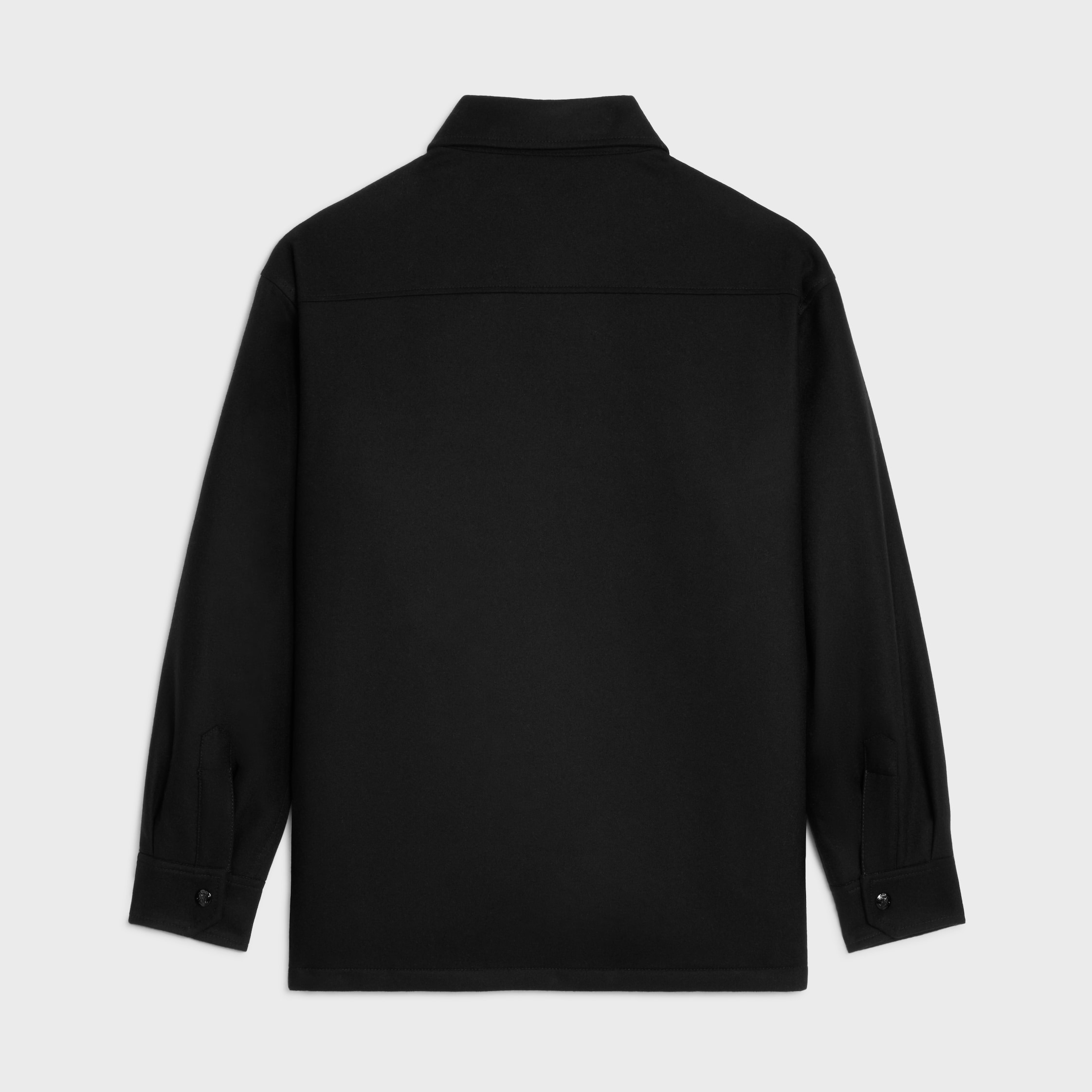 overshirt in cashmere flannel - 2