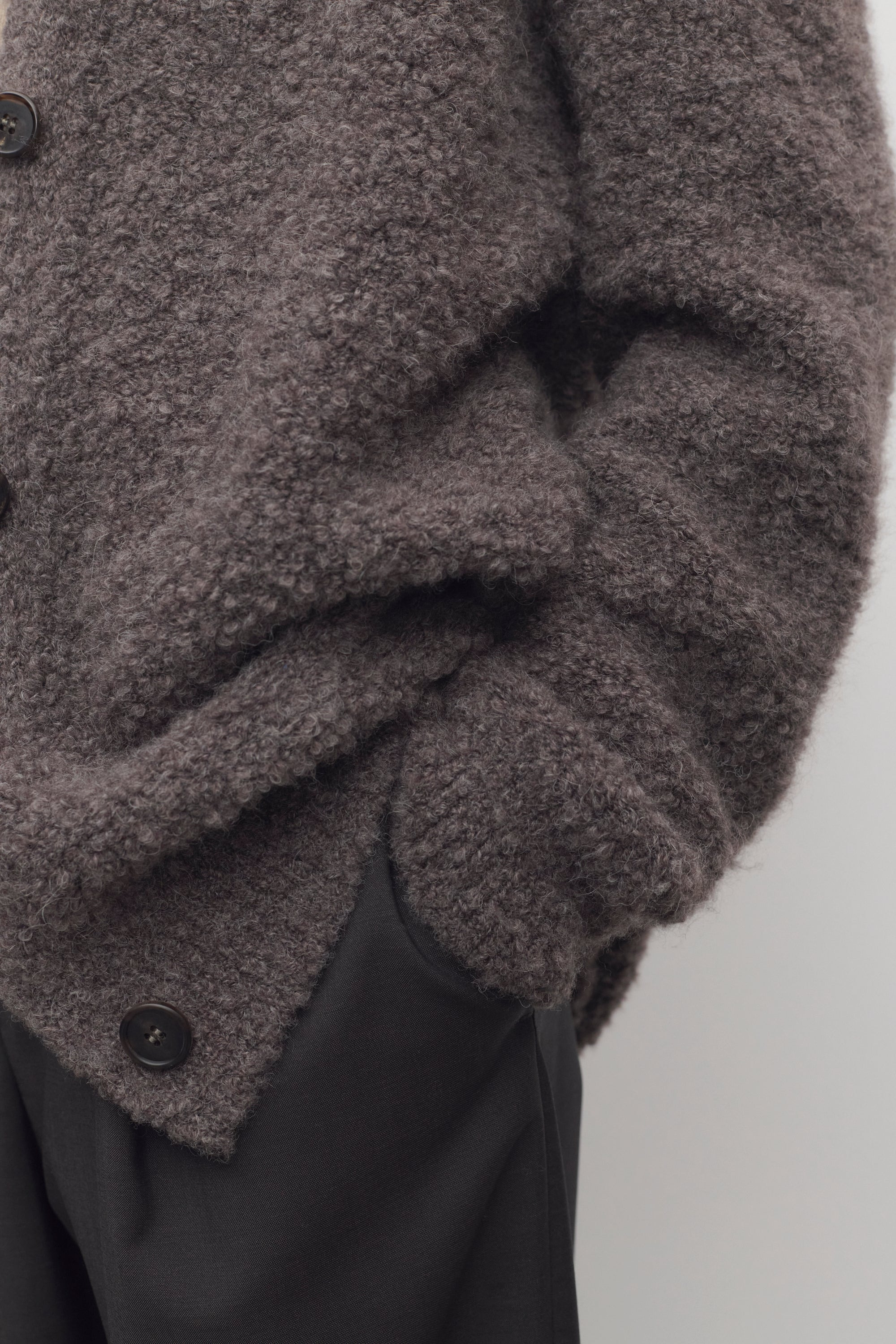 Laleh Cardigan in Cashmere, Alpaca and Silk - 6