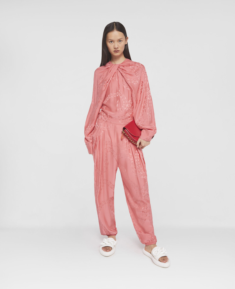 Stella McCartney Falabella Chain Silk Jacquard Top outlook