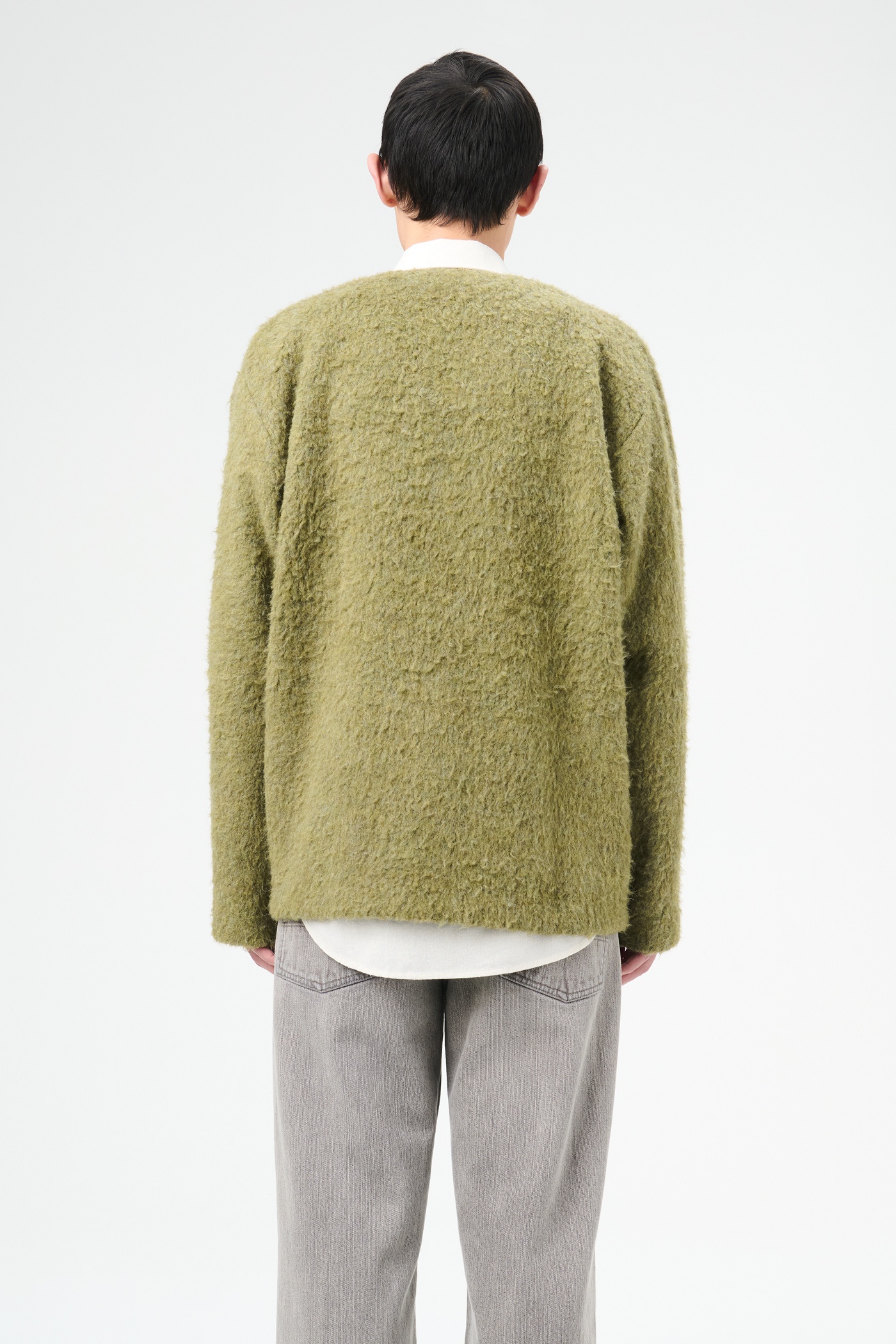 Our Legacy Cardigan Fresh Moss Tumble Wool | ourlegacy Our Legacy Cardigan Fresh Moss Tumble Wool | ourlegacy