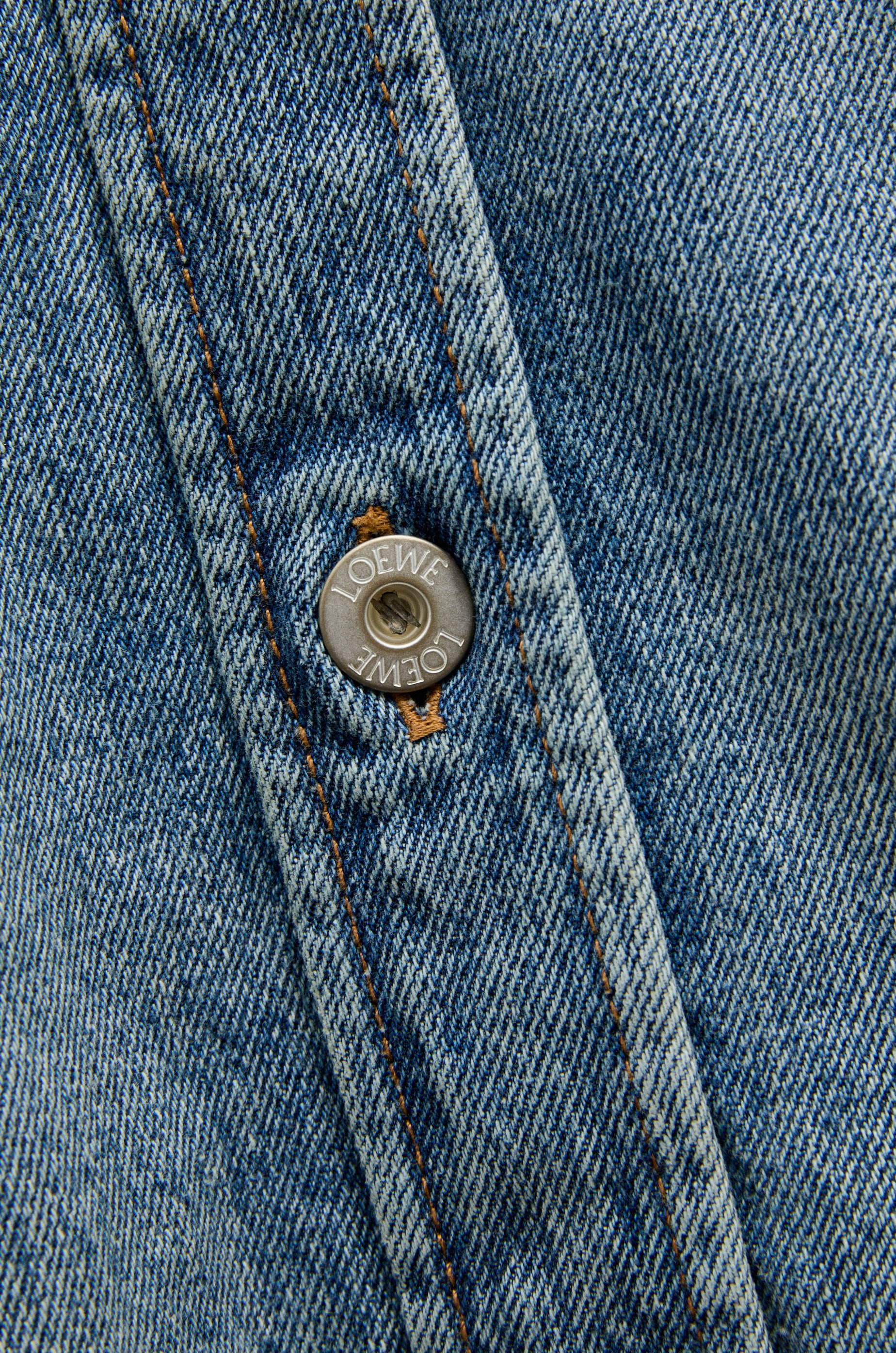 Anagram overshirt in denim - 3