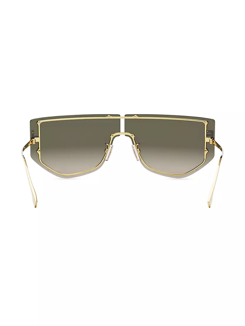 Shop Fendi Fendigraphy 52MM Rectangular Sunglasses