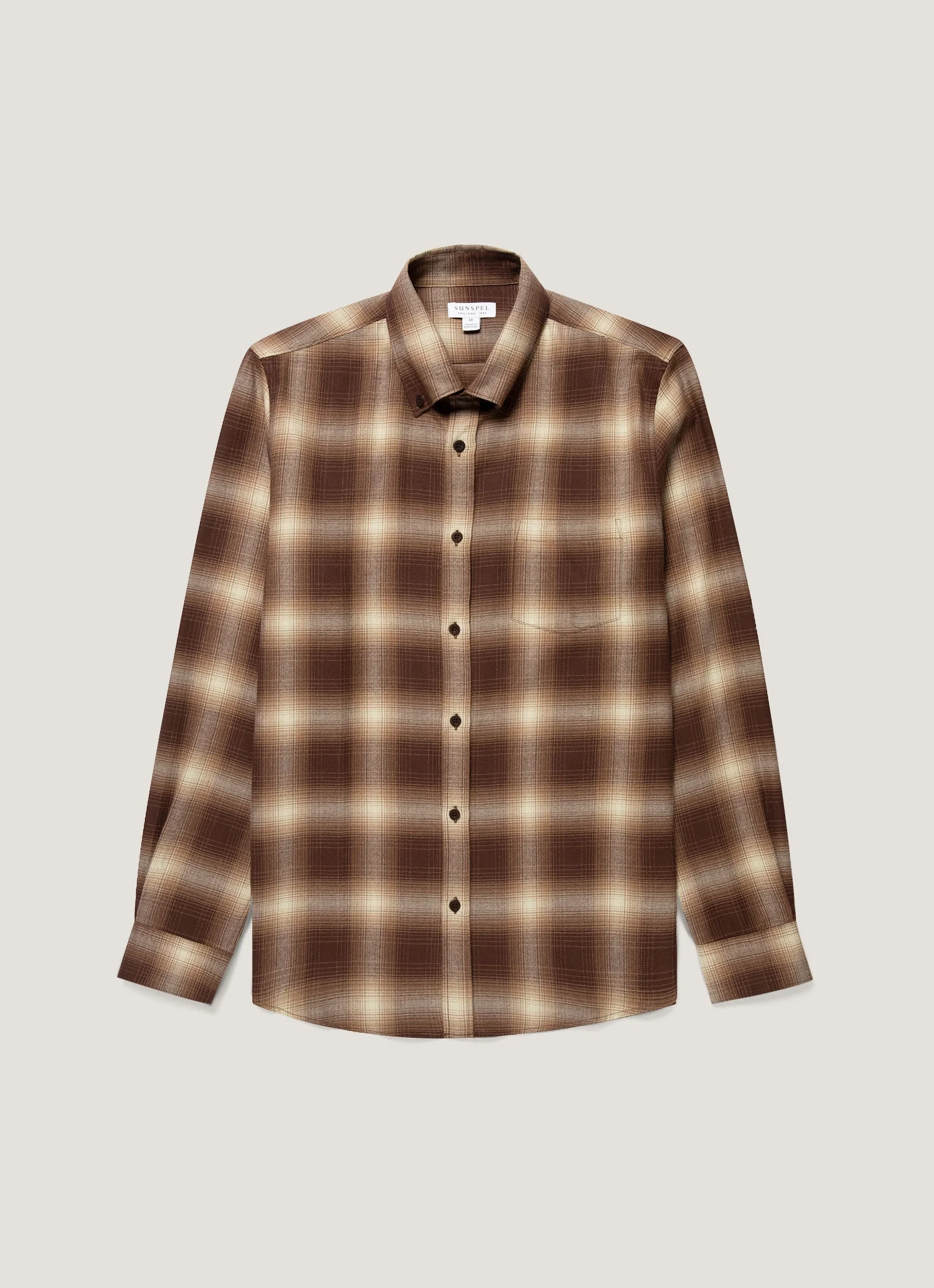 Button Down Flannel Shirt - 1